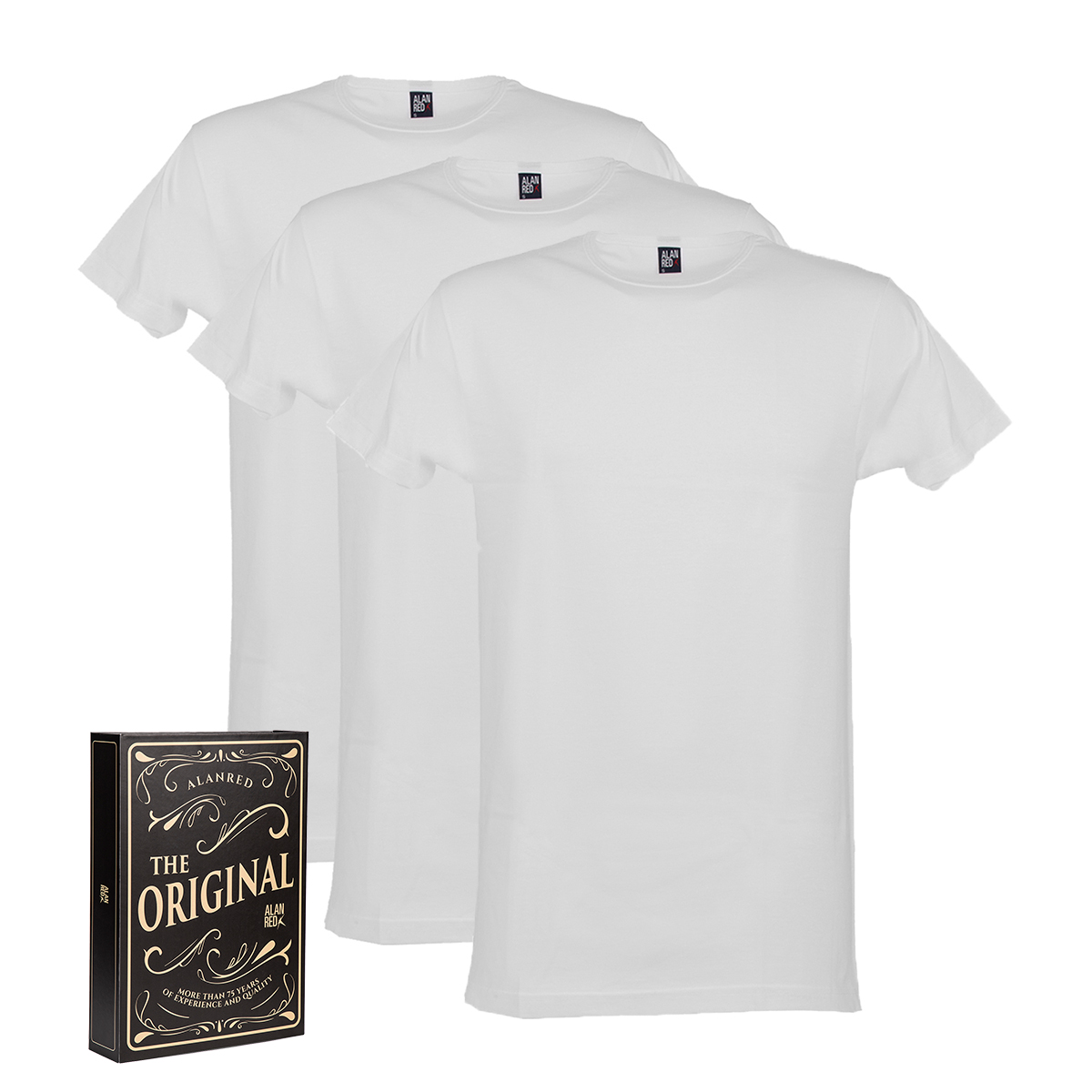 bevroren Los Voornaamwoord Alan Red T-shirt Derby Gift Box 3-Pack van t-shirts